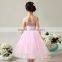 Girls Princess Wrapped Chest Lovely Summer Dress Girls Party Fashion Cute Pink Dress Kid Clothes