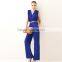 MAXNEGIO broad-shoulder work pants chiffon fitness office jumpsuits