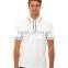 Fashion shorts mens cut sew polo shirts plain white