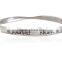 2016 Fashion Inspired Words Bangle Bracelet Latest Design Daily Wear Bangle Best Friend Bangle