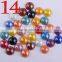 Mix flat back shell beads phone sticker handmade diy faux shell beads for fingernail decorations cheap colors shell beads