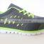 Black upper OEM welcome green decoration EVA basketball shoes men