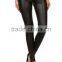 MGOO 2017 Latest Design Black Pu High Quality Leggings Matte Faux Leather Black Pu Leggings Custom Pants