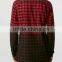 mans extra long plaid dyed shirts latest design