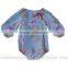 Yiwu factory directly wholesale vintage floral ruffle baby romper