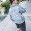 S15989A Hot Autumn children hole denim jacket children coat