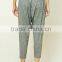 Wholesale Blank Cotton Custom New Design Outdoor Lady Ruffle Casual Pants