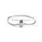 Copper European Style Snake Chain CharmBracelets Silver Plated