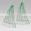 flat/plastic/chairs/latex/trampoline/casino bungee cord with hook or key chain