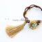 Knitted Bracelet Hand Woven Tassel Pendant Fashion Jewelry
