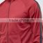 Red tracksuit sets for mens 100% polyester high collar sport tracksuit