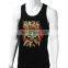 Rock black tank tops wholesale,fancy tank tops for men