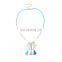 Handmade Rhinestone Beads Colorful Tassel Pendant Charm Long Sweater Necklace