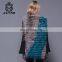 Colour stitching newly cheap hot selling fur fox outdoor ladies vest pattern