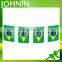 Gold sales decorative custom polyester Brazil triangle pennant string flag