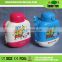 Double wall kids insulated plastic water bottle with straw