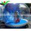 Giant santa claus christmas inflatable human size snow globe sale