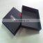 black Color Printed Paper Gift Boxes With Hinged Lids And custom logo printing Cosmetic Packing