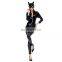 Halloween Costume Patent Leather Cat Girl Neutral Sexy Motorcycle Clothing Stage Performance Cospaly Clothing halloween cosplay