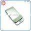 Promotion gifts blank metal money clip with name laser