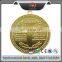 Top Quality Promotional Cheap Collective Souvenir Custom Gold 3D Metal Round Medal Pendant