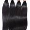 Double Drawn 12 Inch Indian Cambodian Virgin Hair Silky Straight Natural Hair Line