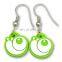 Wholesale soft pvc fashion earrings without ear muff