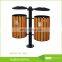 Recycle bin steel garbage kitchen accessories storage box bins metal outdoor trash wood compost bin plastic container with lid