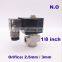 2 way stainless steel water normally open solenoid valve ss 1/8" AC 220V Orifice 2.5mm zero-pressure start valve 0-16bar