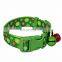2019 Christmas Pet Products New Red and Green Bells Collar Dog Collar Pet Collar