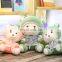 New Cute Down Cotton Couple Teddy Bear Wearing Hats Sitting Bear Plush Toys Animal