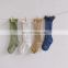 A0198# Baby Summer Cotton Lace Breathable Socks Pure Cotton Summer High knee Socks