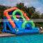 cool double inflatable dolphin water slides and jumpers