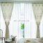 Manufacturers direct beatiful plant flowers butterfly printed American garden style cotton linen window screens curtain