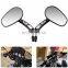 Motorcycle Rearview mirror 8MM Rear View Side Mirrors For Harley Street Bob FXDB Fat Boy Iron 883 XL883N