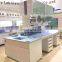 Chemistry lab furniture island table corrosion resistance work bench