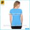 2016 Hot Sell Modern Women's T-shirt Casual Cotton Scoop- neck Design Solid T-Shirt