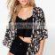 Bright Tropic Print Women Kimono