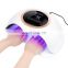 168w Nails Dryer Gel Polish Drying Lamp Nail Curing Lamp Dryer 2 Hands UV LED Nail Lamp For Manicure