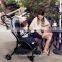 2020 car seat compatible baby stroller 3 in 1 360 universal wheel