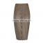 Summer dress wholesale 2015 new suede Bodycon Stretch black wine gray midi women evening party skirts Bandage Bodycon Women Wear