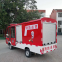 Electric fire engine double row, five seats fire truck