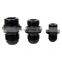 Hot Selling Car Black Universal ORB-6 O-Ring AN6-AN6 External Thread Adapter Connector System