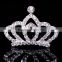 Fashion crystal Rhinestone baby kids princess Birthday party girl women hair comb gift tiara crown FZZ-032