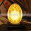 Special chinese ivory color glazed ceramic bedroom lamp