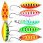 Ready to ship 3.4cm/3.5g single hook metal  Trout Spoon Fishing Lure minnow bait