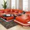 Factory modern design sofas luxury living room furniture sectional sofa set genuine leather couches