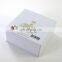 Custom printing magnetic white recyclable perfume boxes perfume package