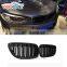F22  carbon fiber dual slat car front bumper grille grill for 2014-2018 BMW 2 series F22 F23 F87 M2