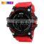 SKMEI 1227 Outdoor 5Bar Digital Men Silicone Strap Sport Waterproof Smart Watch